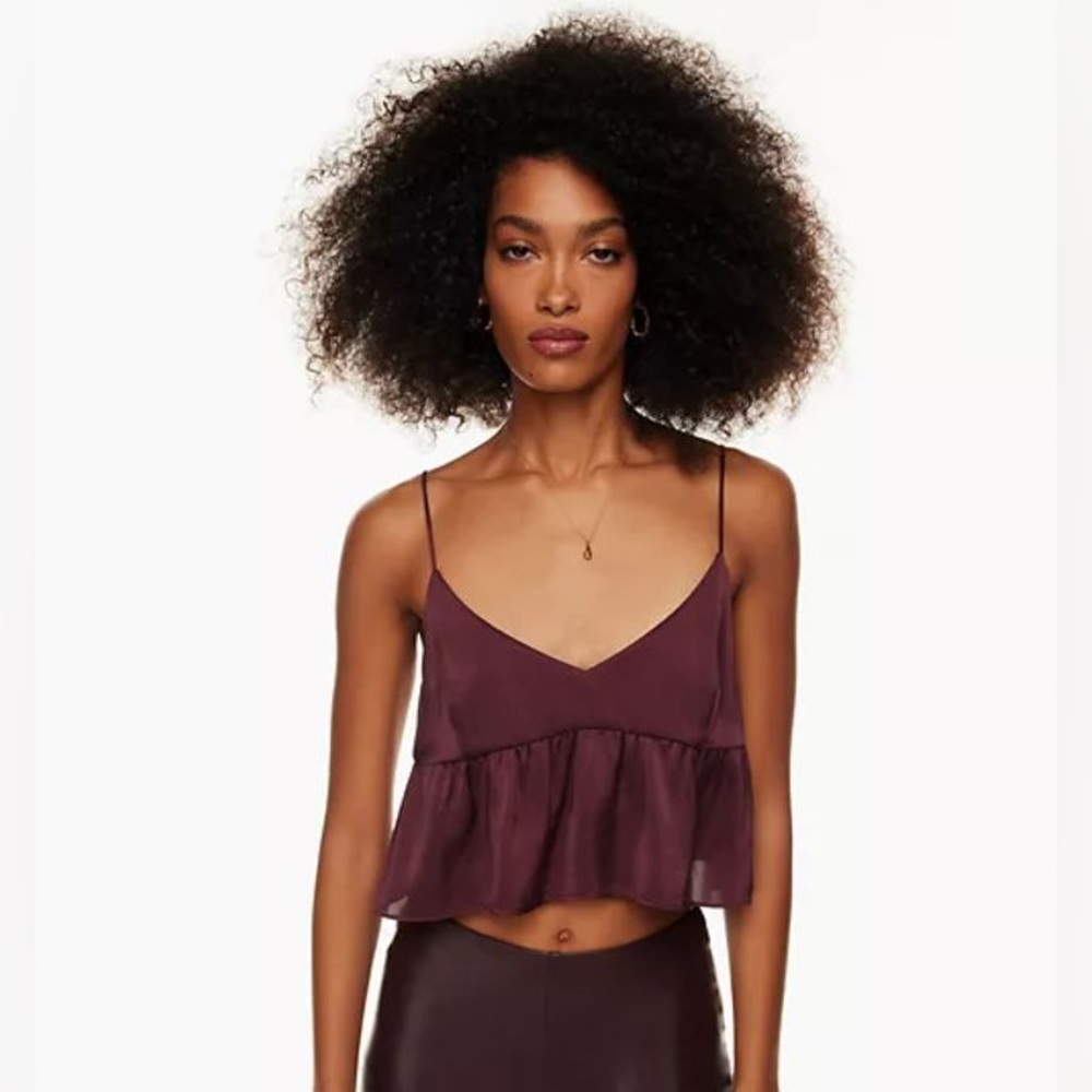 Little Moon Burgundy Camisole
